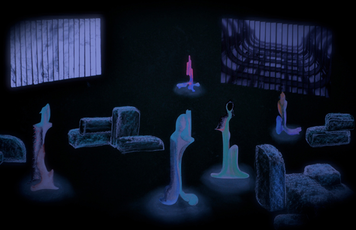 Charles Long, drawings for CATALIN, 2013.