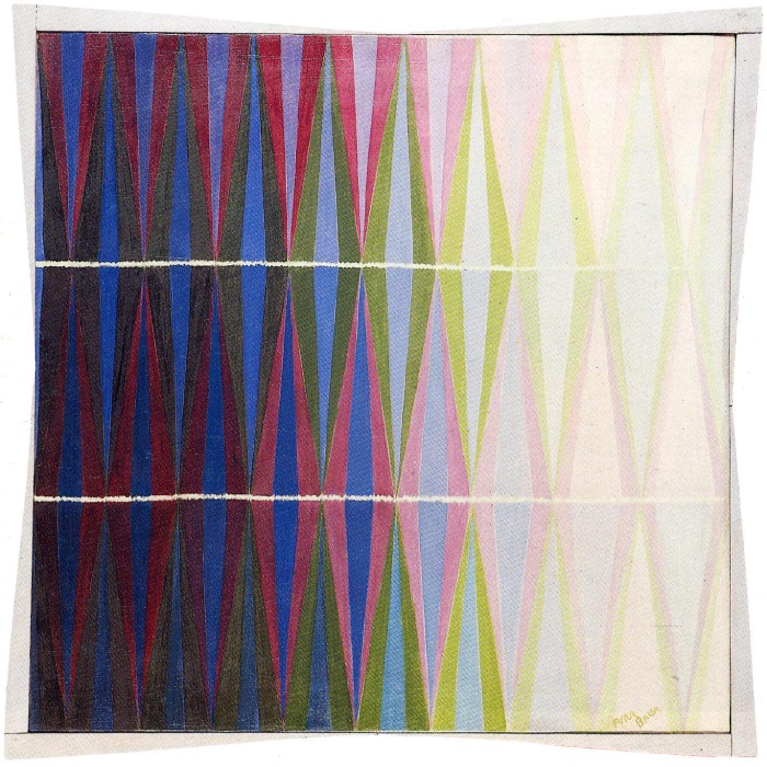 Giacomo Balla, Iridescent Interpenetration No. 7, 1912. Collection of the Galleria Civica d'Arte Moderna e Contemporanea, Turin.