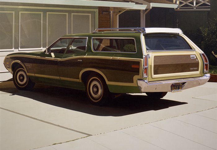 Robert Bechtle, Alameda Gran Torino, 1974. Collection of the San Francisco Museum of Modern Art.