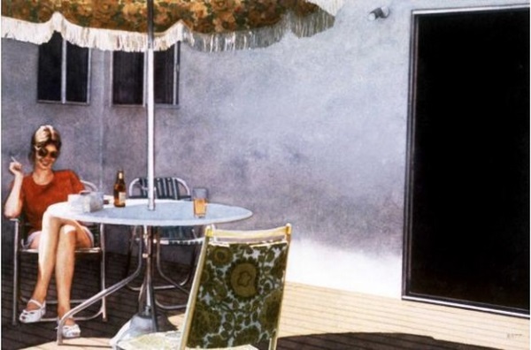 Robert Bechtle, Watsonville Patio, 1977.