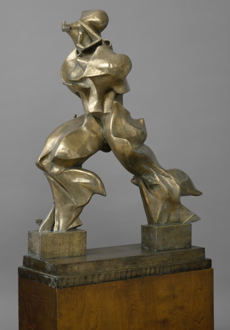 Umberto Boccioni, Unique Forms of Continuity in Space (Forme uniche della continuità nello spazio), 1913 (cast 1949). Collection of the Metropolitan Museum of Art, New York.