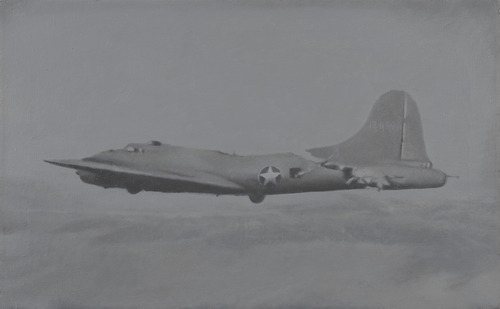Vija Celmins, Flying Fortress, 1966. Collection of the Museum of Modern Art, New York.
