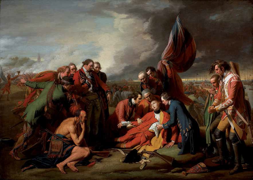 Benjamin West, The Death of General Wolfe, 1770. Collection of the National Gallery of Canada, Ottawa.