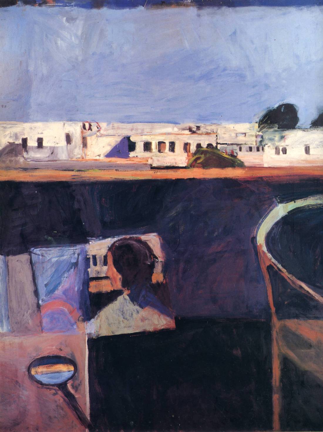 Richard Diebenkorn, Interior with View of Buildings, 1962. Collection of the Cincinnati Art Museum.