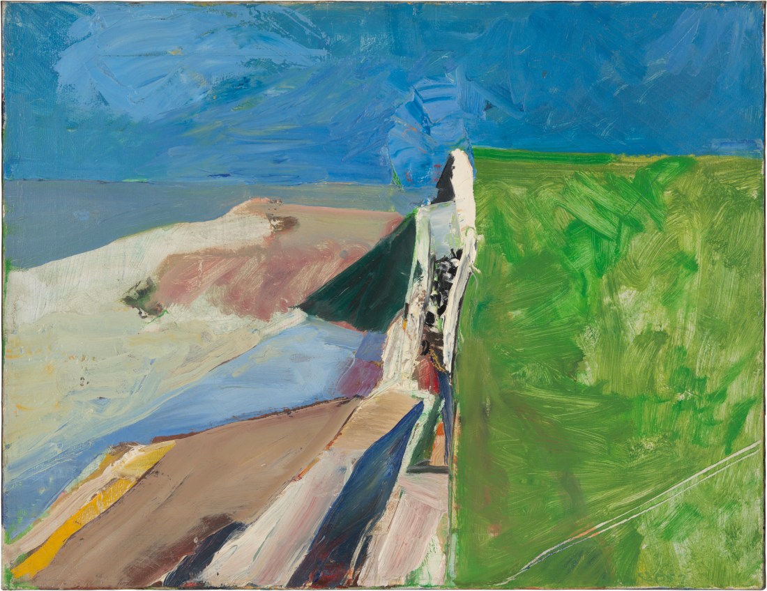 Richard Diebenkorn, Seawall, 1957. Collection of the Fine Arts Museums of San Francisco.
