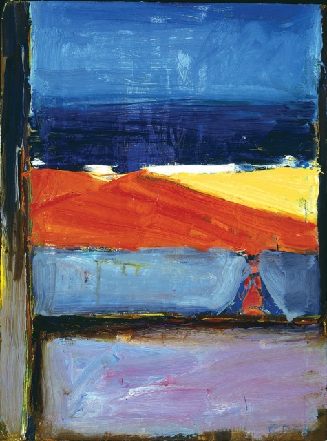 Richard Diebenkorn, View of the Ocean, Santa Cruz Island, 1958. Collection of the Santa Cruz Island Foundation.