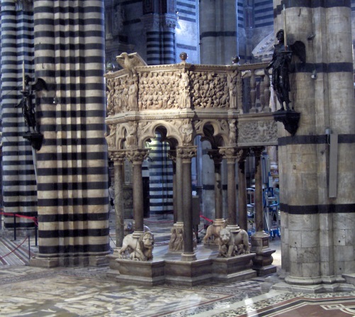 Nicola Pisano, Duomo Pulpit, Siena, 1265-68.