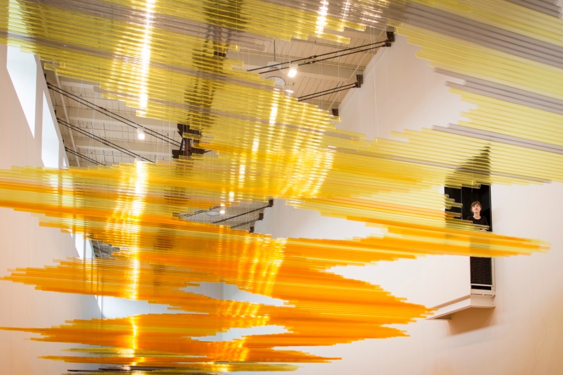 Teresita Fernández, Black Sun, 2014.