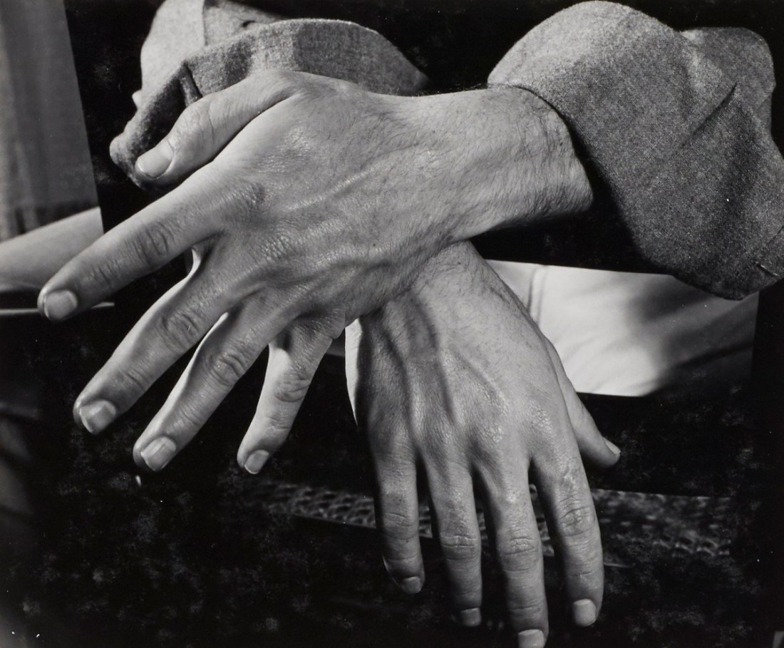 Minor White, Tom Murphy, San Francisco, 1947. No. 4 in the sequence "The Temptation of St. Anthony Is Mirrors," 1948.