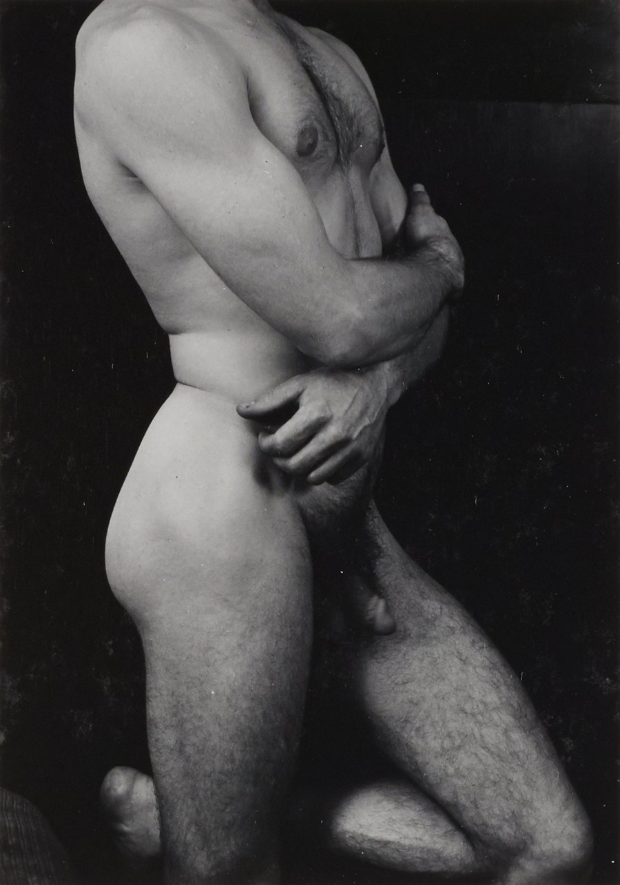 Minor White, Tom Murphy, San Francisco, 1947. No. 14 in the series "The Temptation of St. Anthony Is Mirrors," 1948.