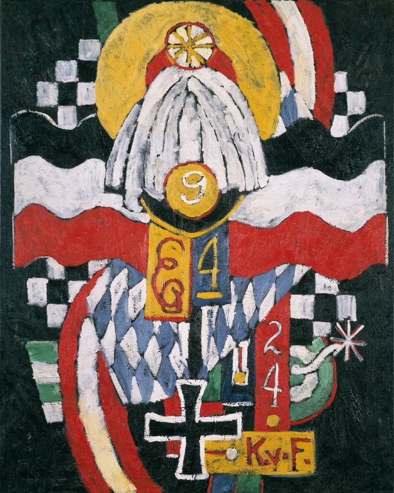 Marsden Hartley, Painting No. 47, Berlin, 1914-15. Collection of the Hirshhorn Museum and Sculpture Garden, Washington.