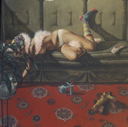 Barkley L. Hendricks, Take All the Time You Need (Adrienne Hawkins), 1975. Collection of the Nasher Museum of Art at Duke University.