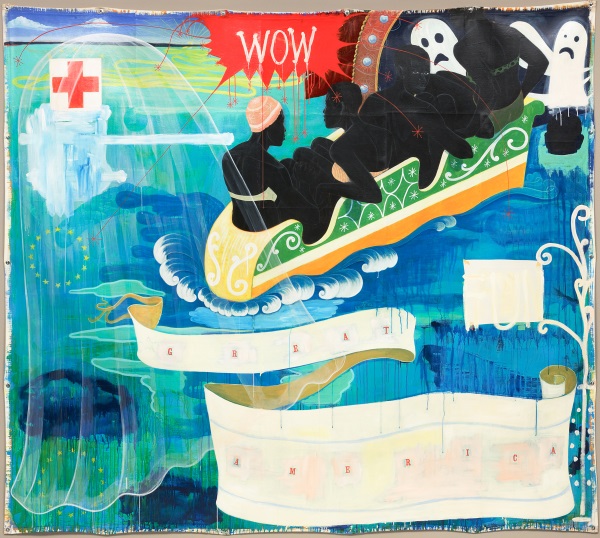 Kerry James Marshall, Great America, 1994. Collection of the National Gallery of Art, Washington.