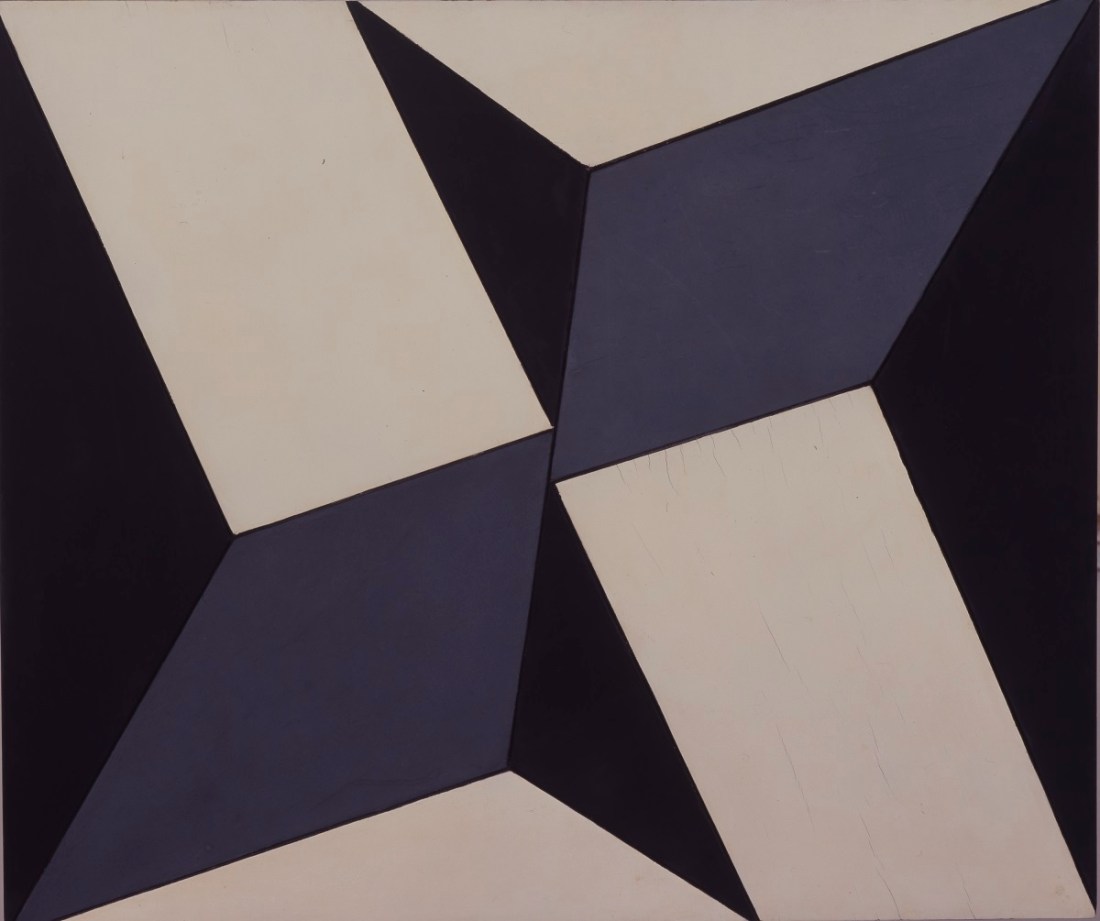 Planos em superfície modulada no. 2, versão 01 (Planes in modulated surface no. 2, version 1). c. 1957.