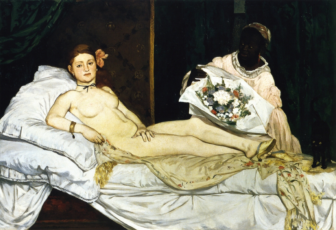 Edouard Manet, Olympia, 1863. Collection of the Musee d'Orsay, Paris.