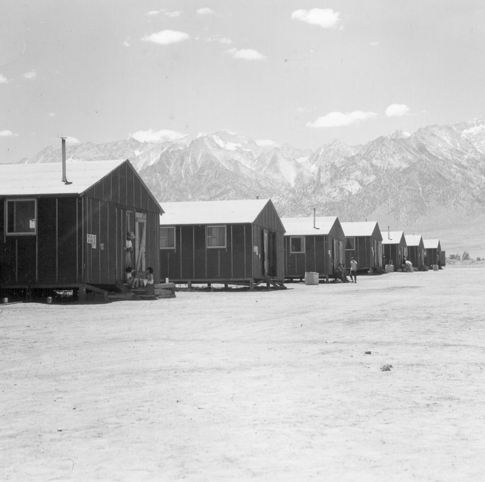 Dorothea Lange, Manzanar, Calif. (detail), 1942.