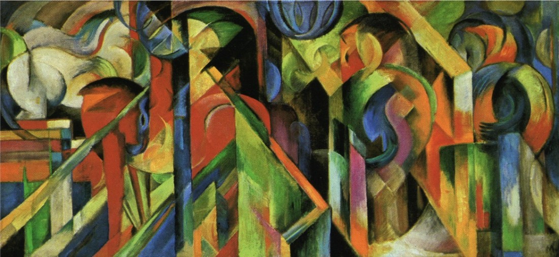 Franz Marc, Stables, 1913. Collection of the Solomon R. Guggenheim Museum, New York.