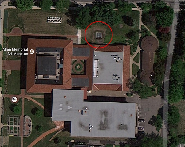 Mary Miss, Untitled (aerial view), 1975. Collection of the Allen Memorial Art Museum, Oberlin College.