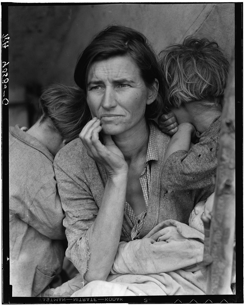Dorothea Lange, Migrant Mother, Nipomo, Calif., February, 1936.
