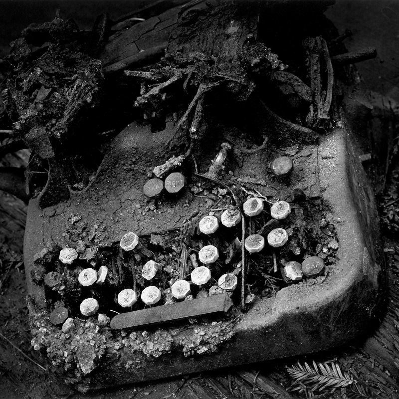 Wynn Bullock, Old Typewriter (detail), 1951.