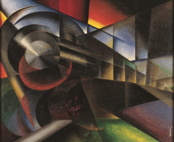 Ivo Pannaggi, Speeding Train, 1922.