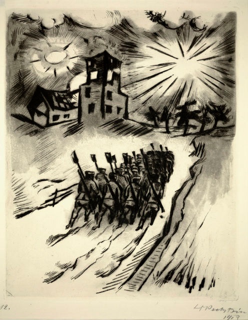 Max Pechstein, Somme VI, 1916.