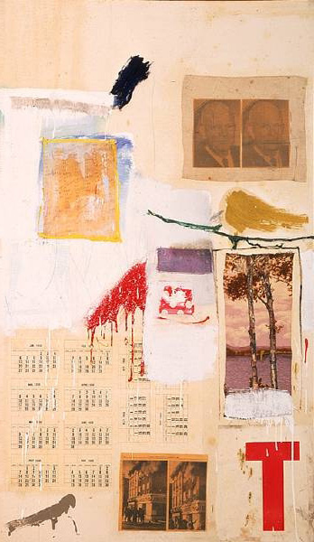 Robert Rauschenberg, Factum I, 1957. Collection of the Museum of Contemporary Art, Los Angeles.