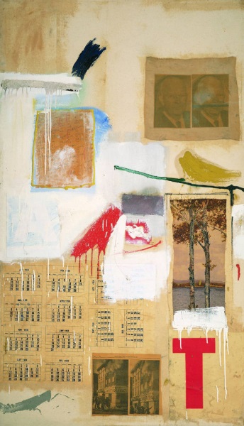 Robert Rauschenberg, Factum II, 1957. Collection of the Museum of Modern Art, New York.