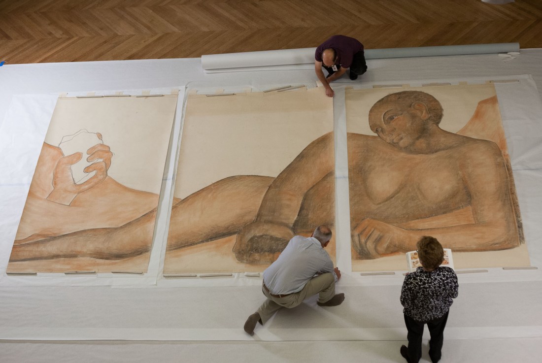 Rivera cartoon - DIA staff