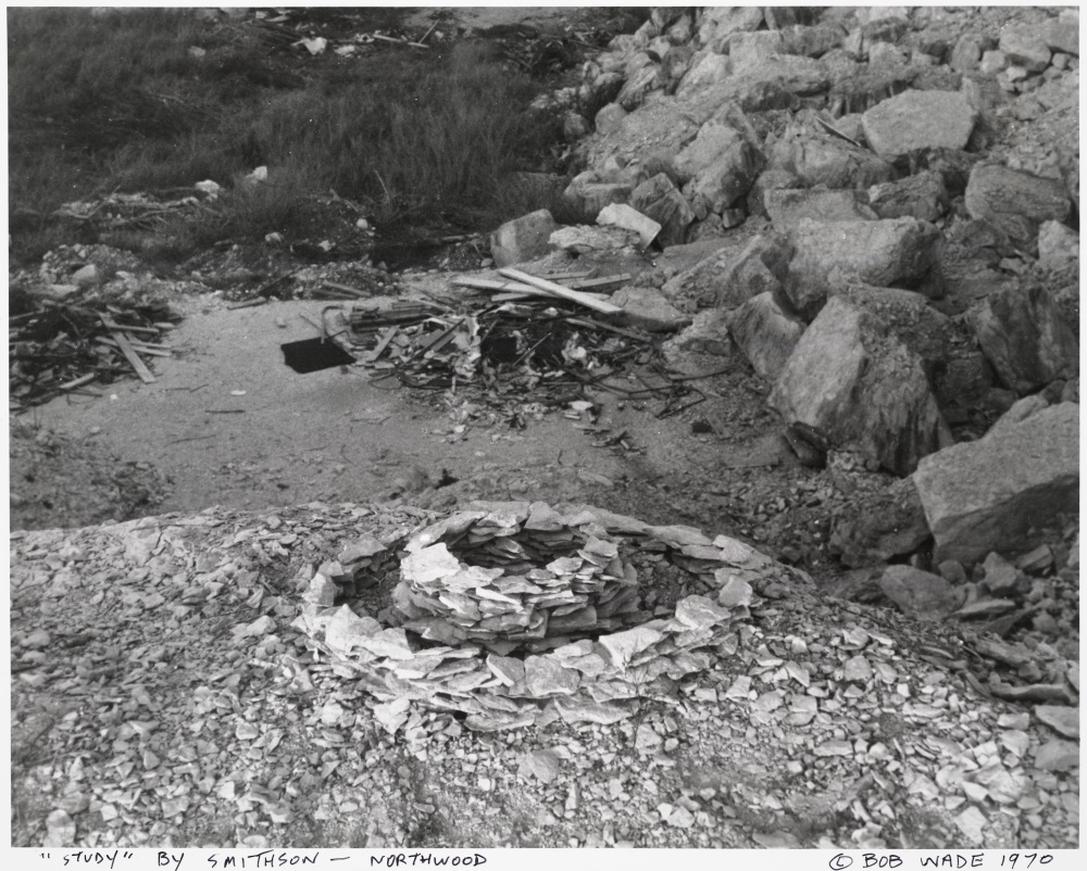 Robert Wade, Robert Smithson, Maquette for Texas Overflow, 1970.