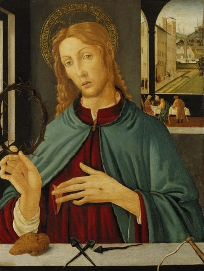 Jacopo del Sellaio, Christ with the Instruments of the Passion, c. 1485. Collection of the Birmingham (Ala.) Museum of Art.
