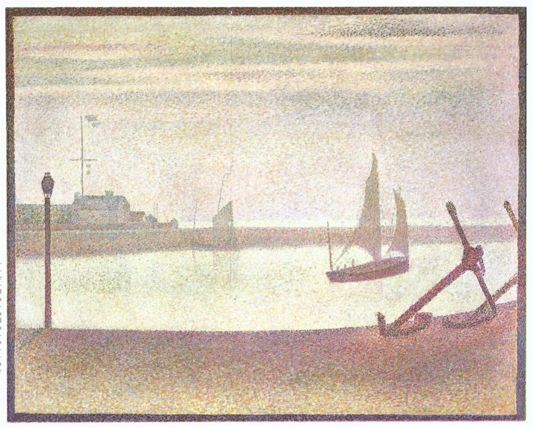 Georges Seurat, Channel of Gravelines, Evening, 1890.