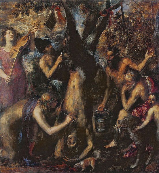 Titian, The Flaying of Marsyas, ca. 1570-76.