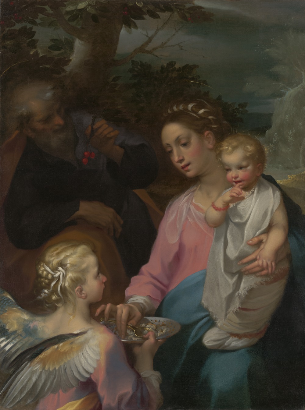 Francesco Vanni, The Rest on the Flight to Egypt, known as the Madonna della Pappa, ca. 1599. Collection of the Yale University Art Gallery, New Haven, Conn.