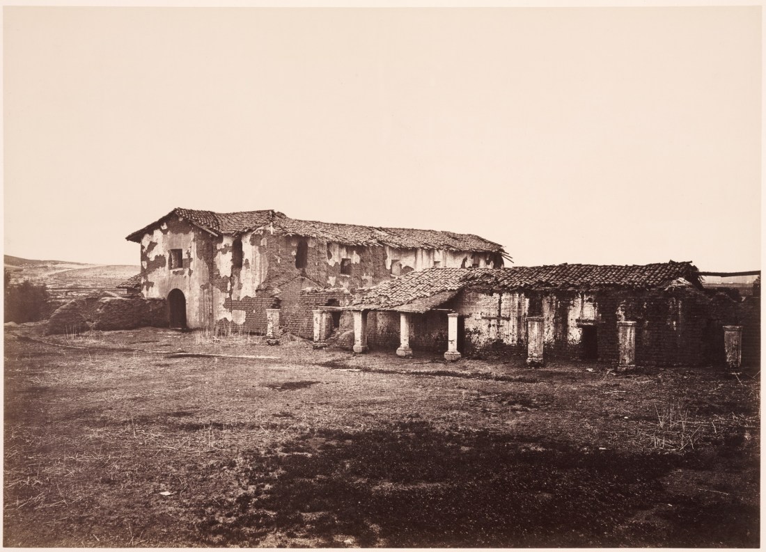 Carleton Watkins, Mission San Fernando Rey de Espana, ca. 1877. Collection of the Huntington Library, Art Collections and Botanical Gardens, San Marino.
