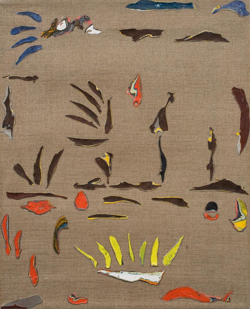 Jack Whitten, Acrylic Collage I, 1973.