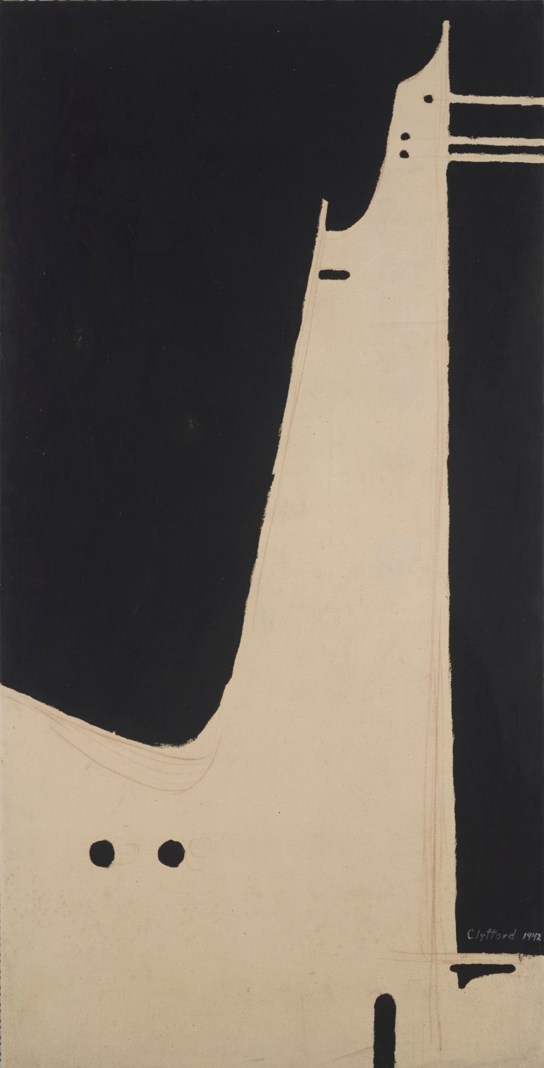Clyfford Still, PH-334, 1942.