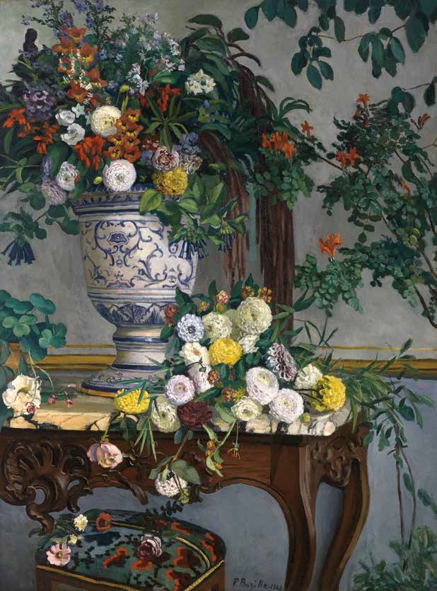 Frederic Bazille, Flowers, 1868.