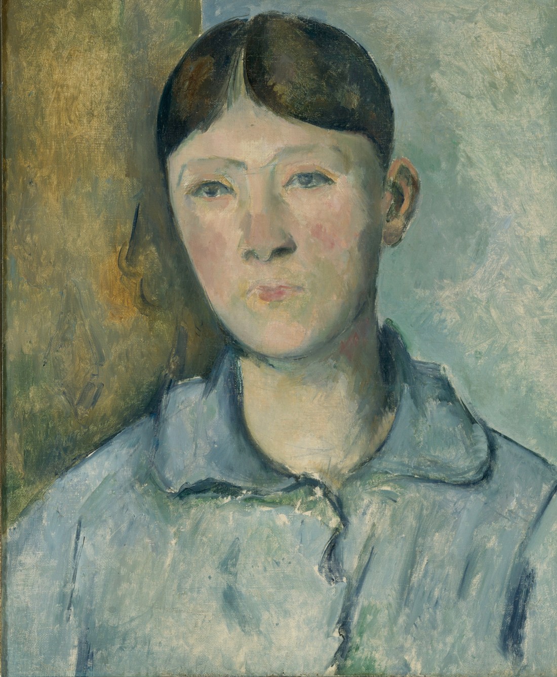 Paul Cezanne, Portrait of Madame Cezanne, Ca. 1885-88. Musée d’Orsay, Paris.