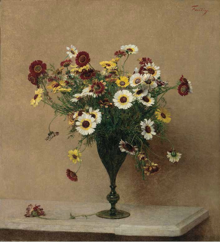 Henri Fantin-Latour, Chrysanthamums, ca. 1889.