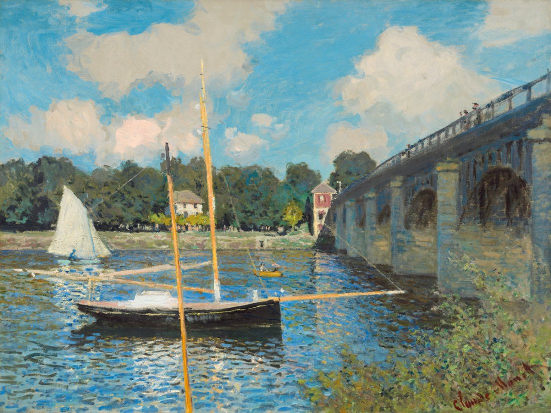 Claude Monet, The Bridge at Argenteuil, 1874.