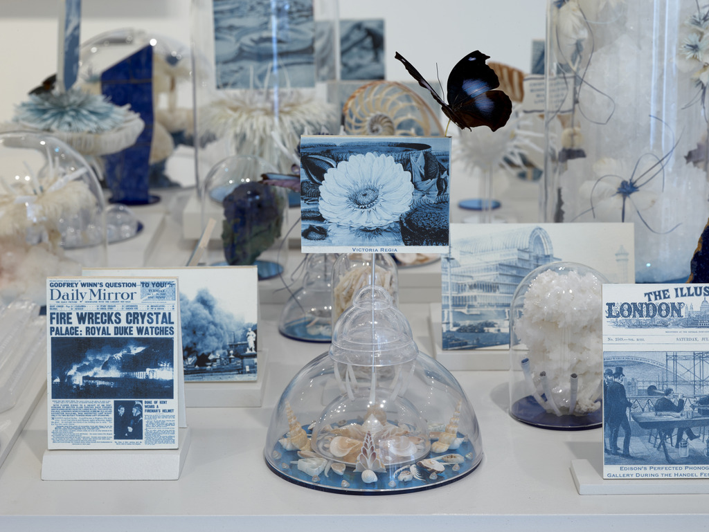 Dario Robleto, Dario Robleto, Setlists for a Setting Sun (The Crystal Palace) (detail), 2014.