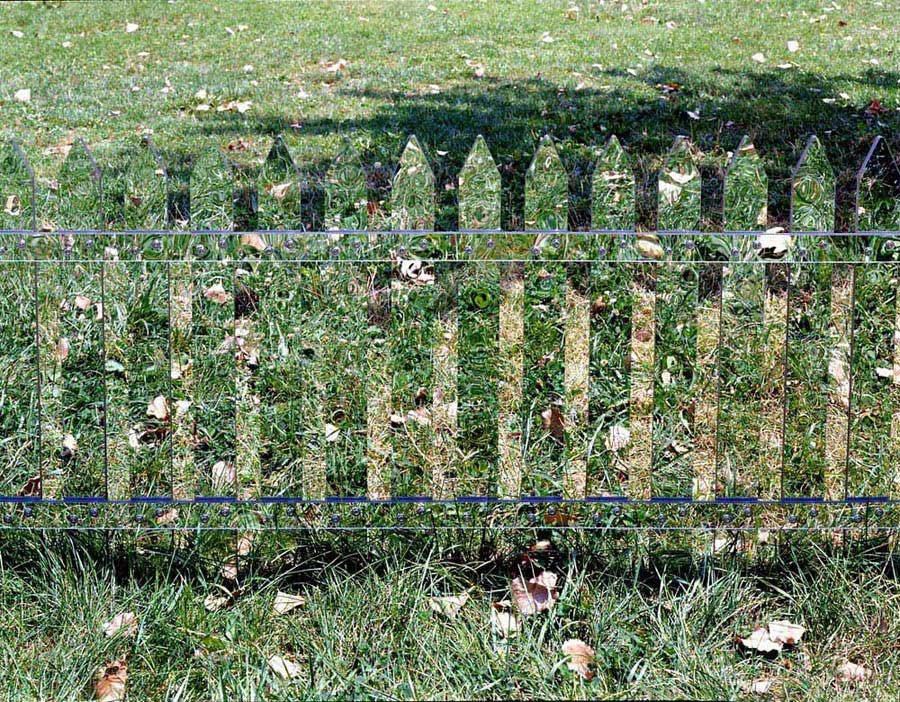 Alyson Shotz, Mirror Fence, 2003. 