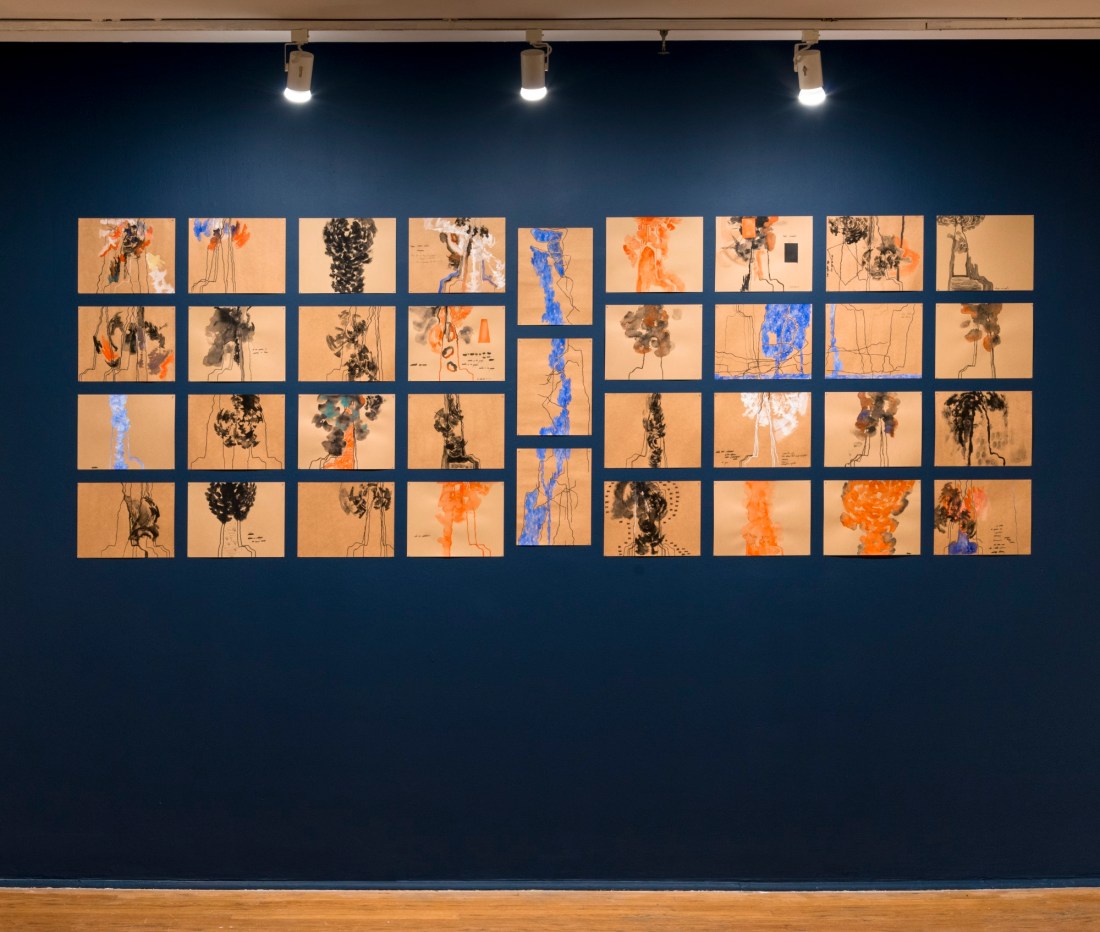 Installation view of Kianja Strobert. Photo: Adam Reich.