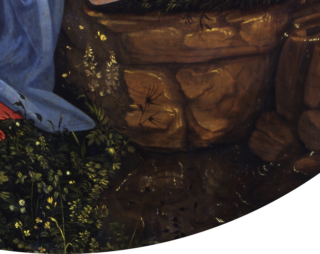 Piero di Cosimo, The Adoration of the Child (detail), c. 1490-1500. Collection of the Toledo Museum of Art.