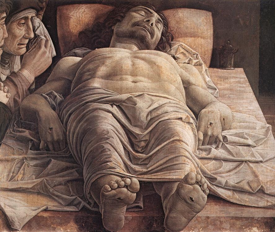 Andrea Mantegna, Dead Christ, c. 1480. 