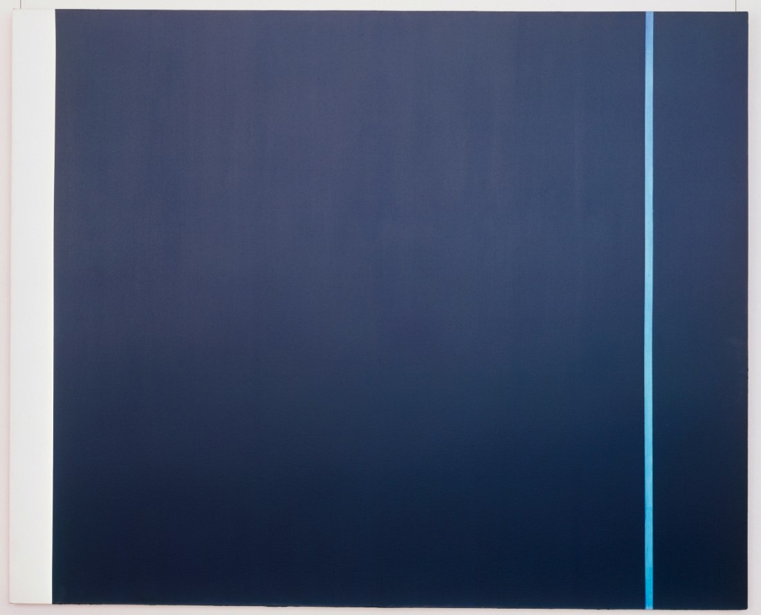 Barnett Newman, Midnight Blue, 1970. Collection of the Ludwig Museum, Cologne.
