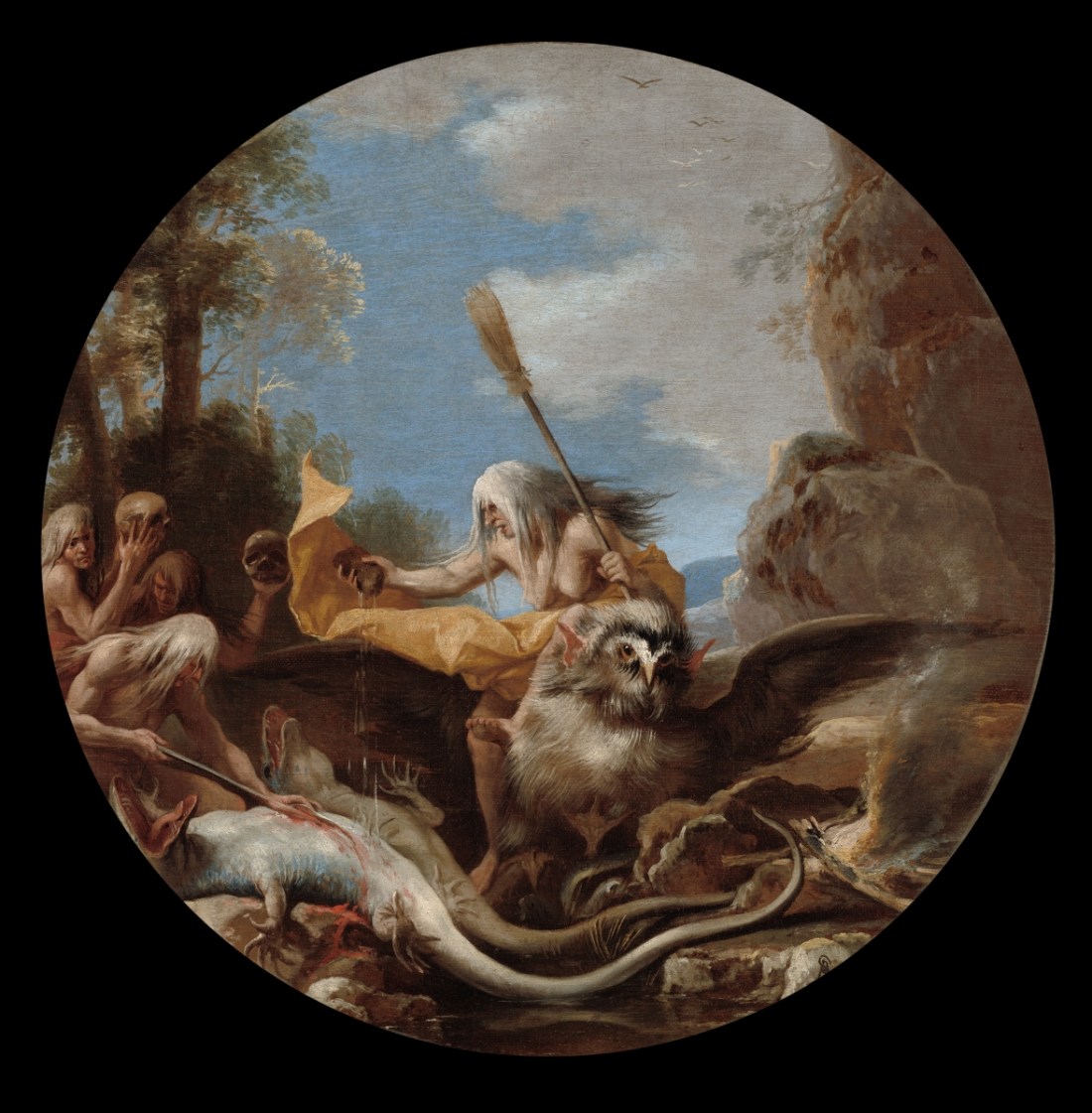 Salvator Rosa, Scene with Witches: Day, 1645-59. Collection of the Cleveland Museum of Art.