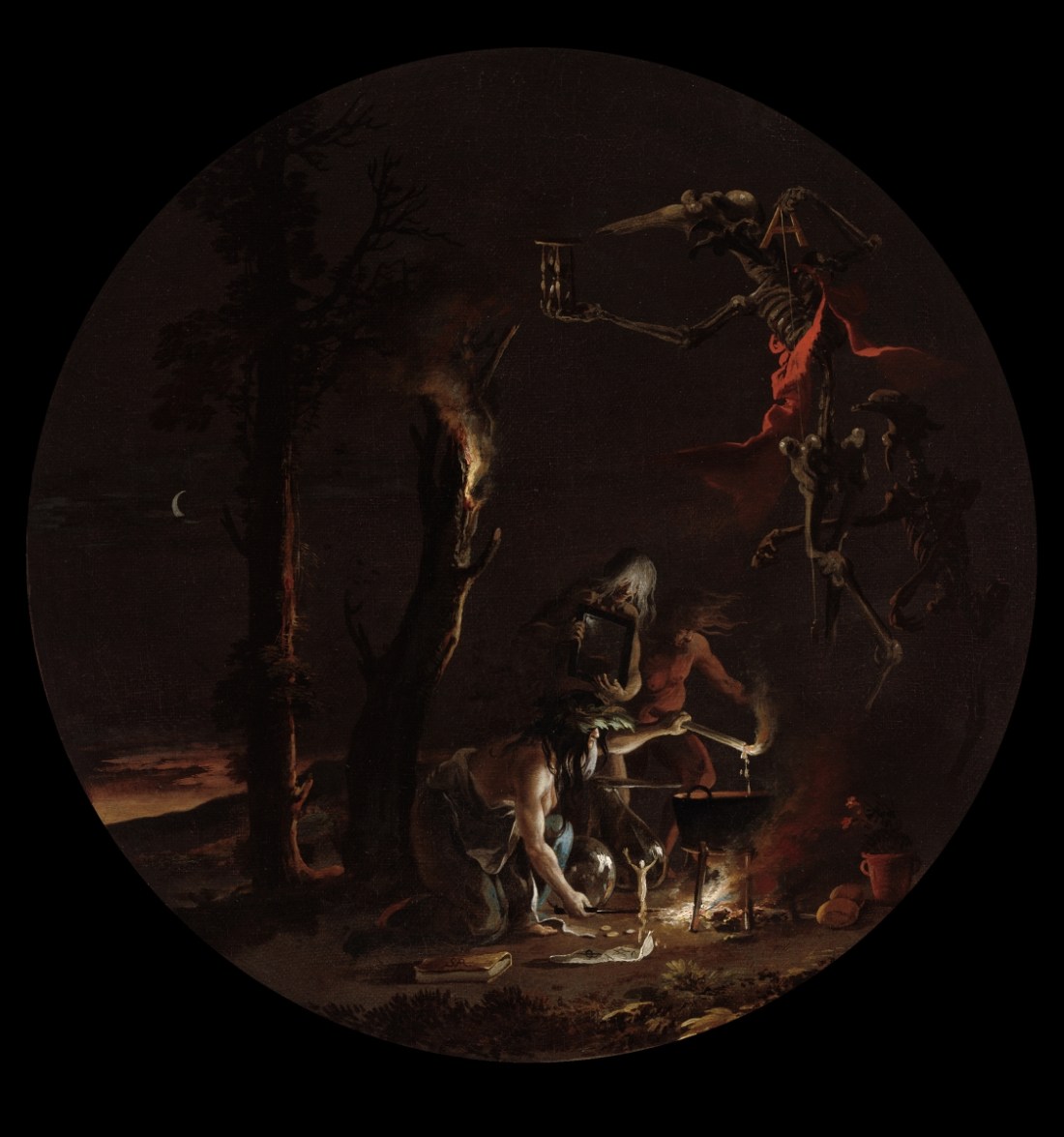 Salvator Rosa, Scene with Witches: Evening, 1645-59. Collection of the Cleveland Museum of Art.