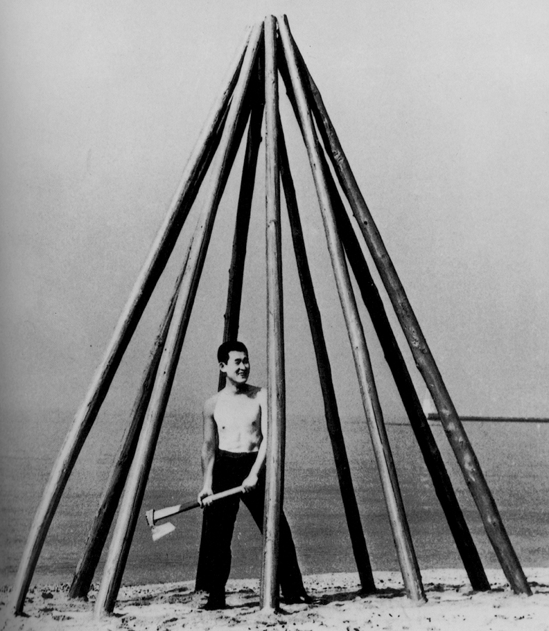 Kazuo Shiraga, Please Come In, 1955.